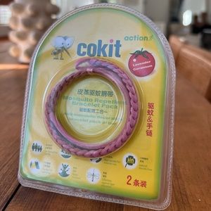 Set of 2 Mosquito Repellent Leather Bracelets